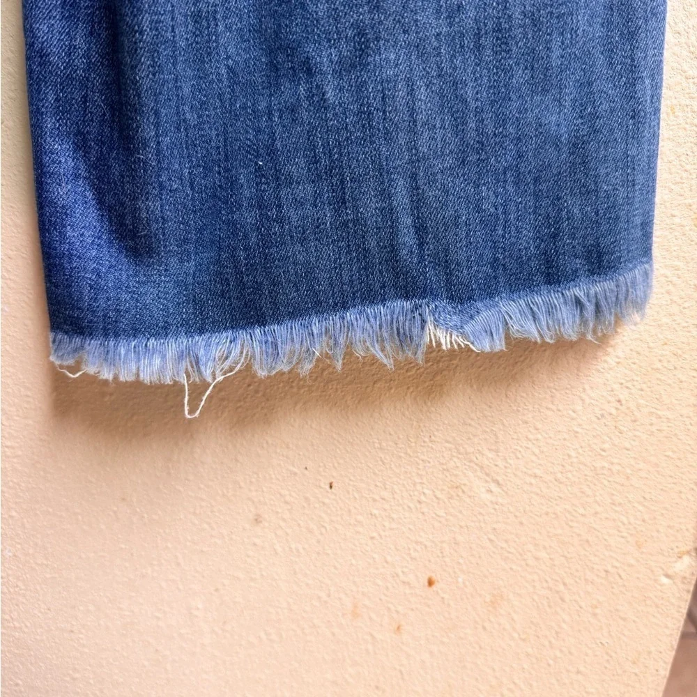 Citizens of Humanity Crop Wide Leg Jeans Size 29 Raw Hem High Waist USA Made